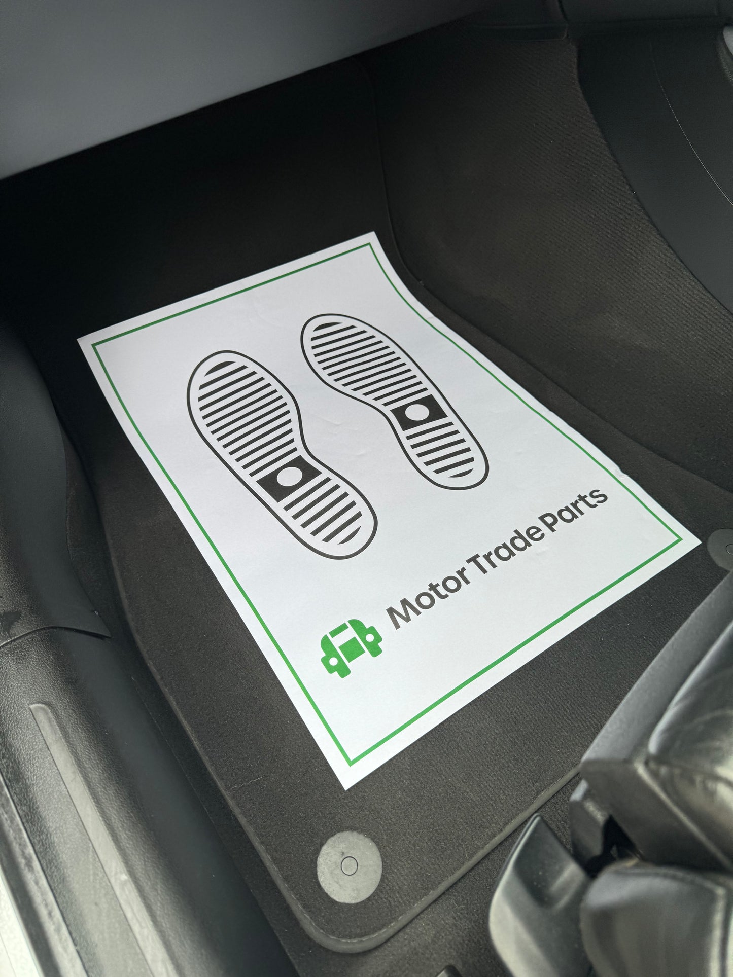 Car Paper Floor Mats Motor Trade and Valeting x 100