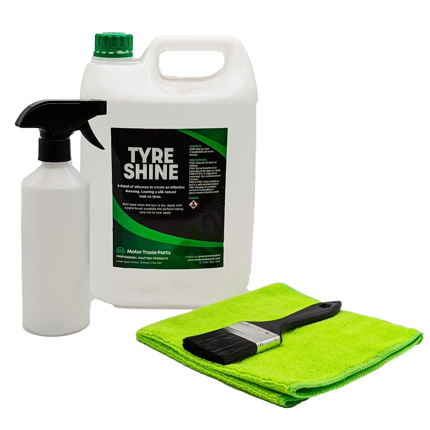 Tyre Shine Silicone Based Kit