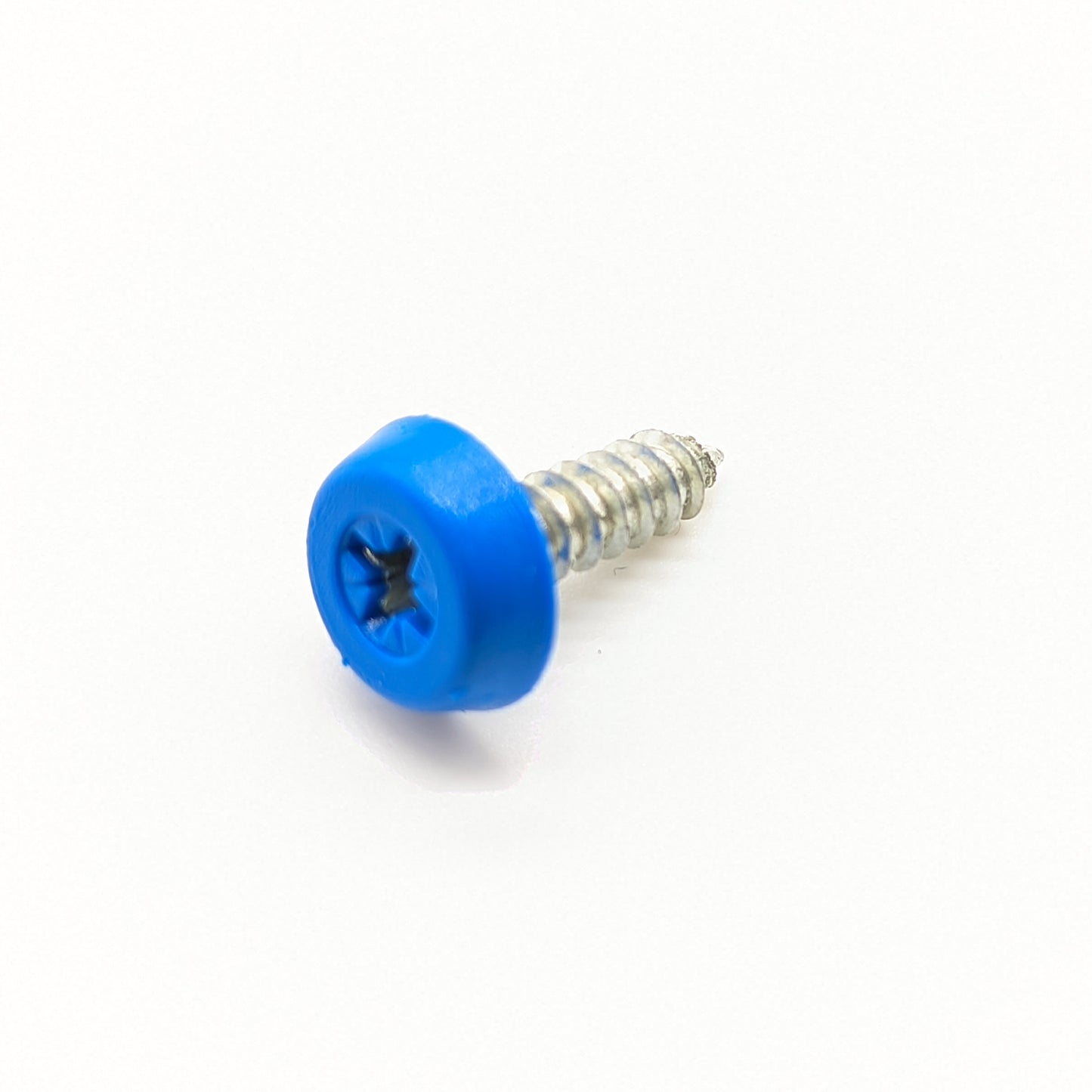 Blue Number plate Screws