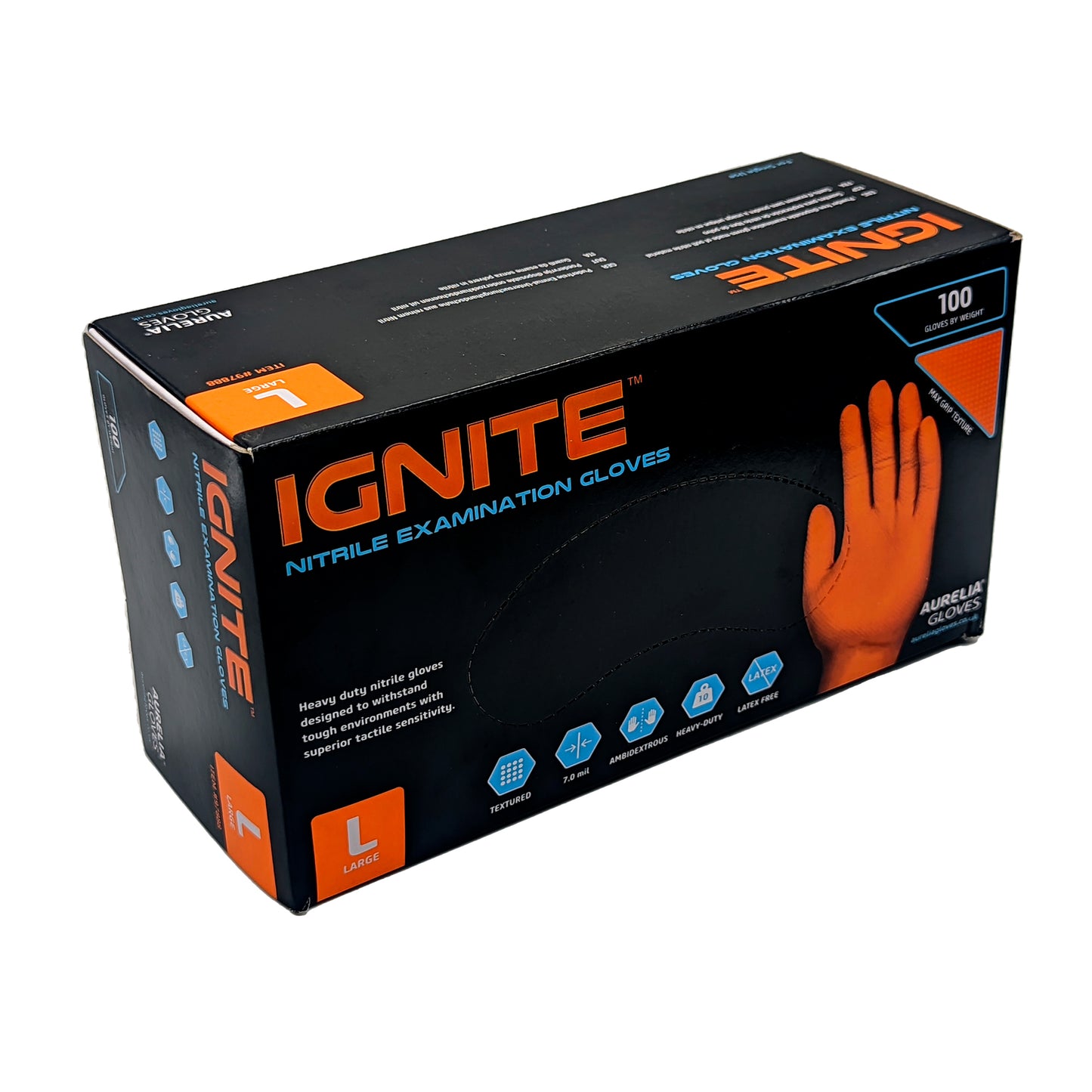 Box of Nitrile Gloves in Size Large