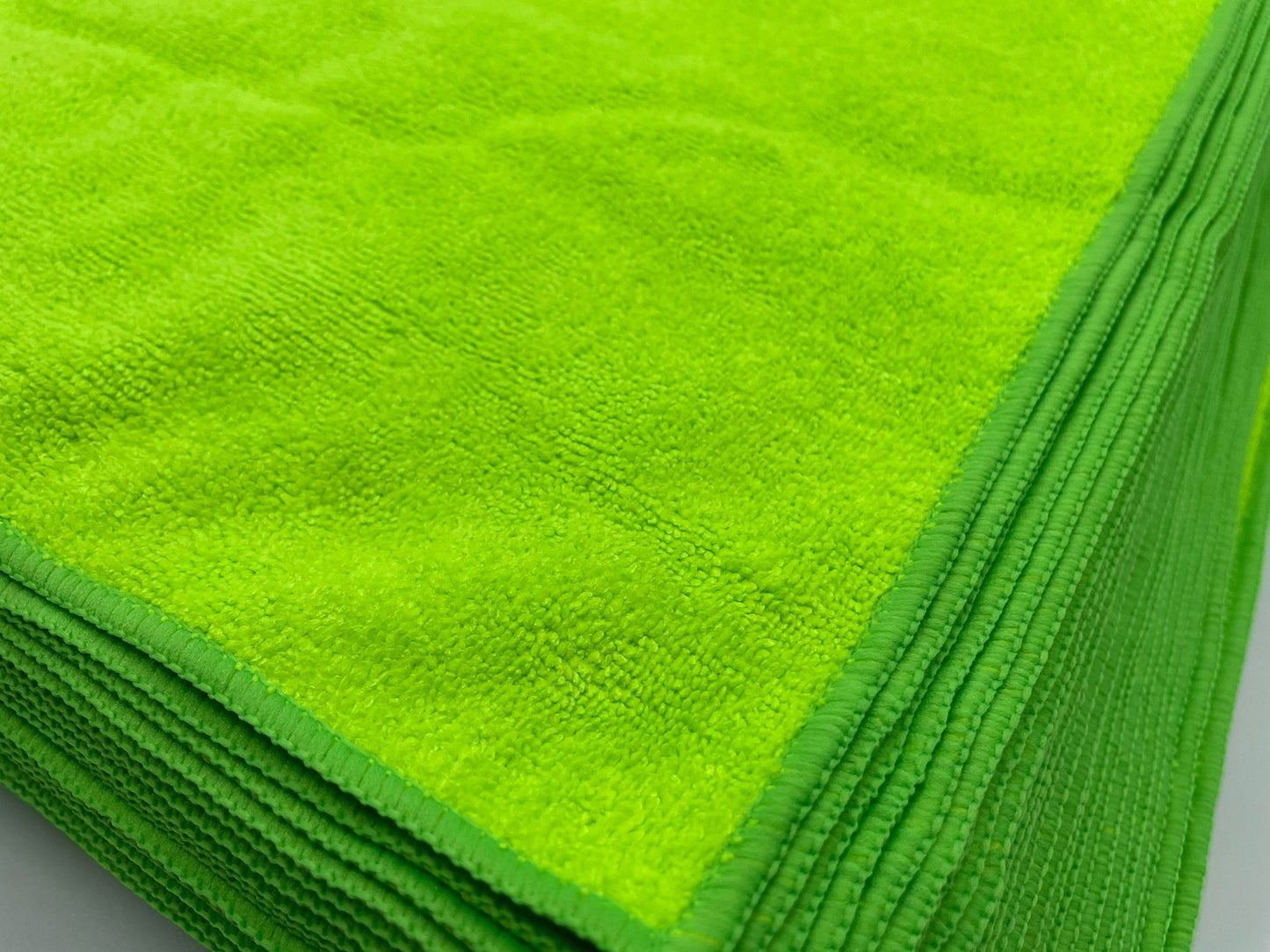 Green Microfibre Cloths