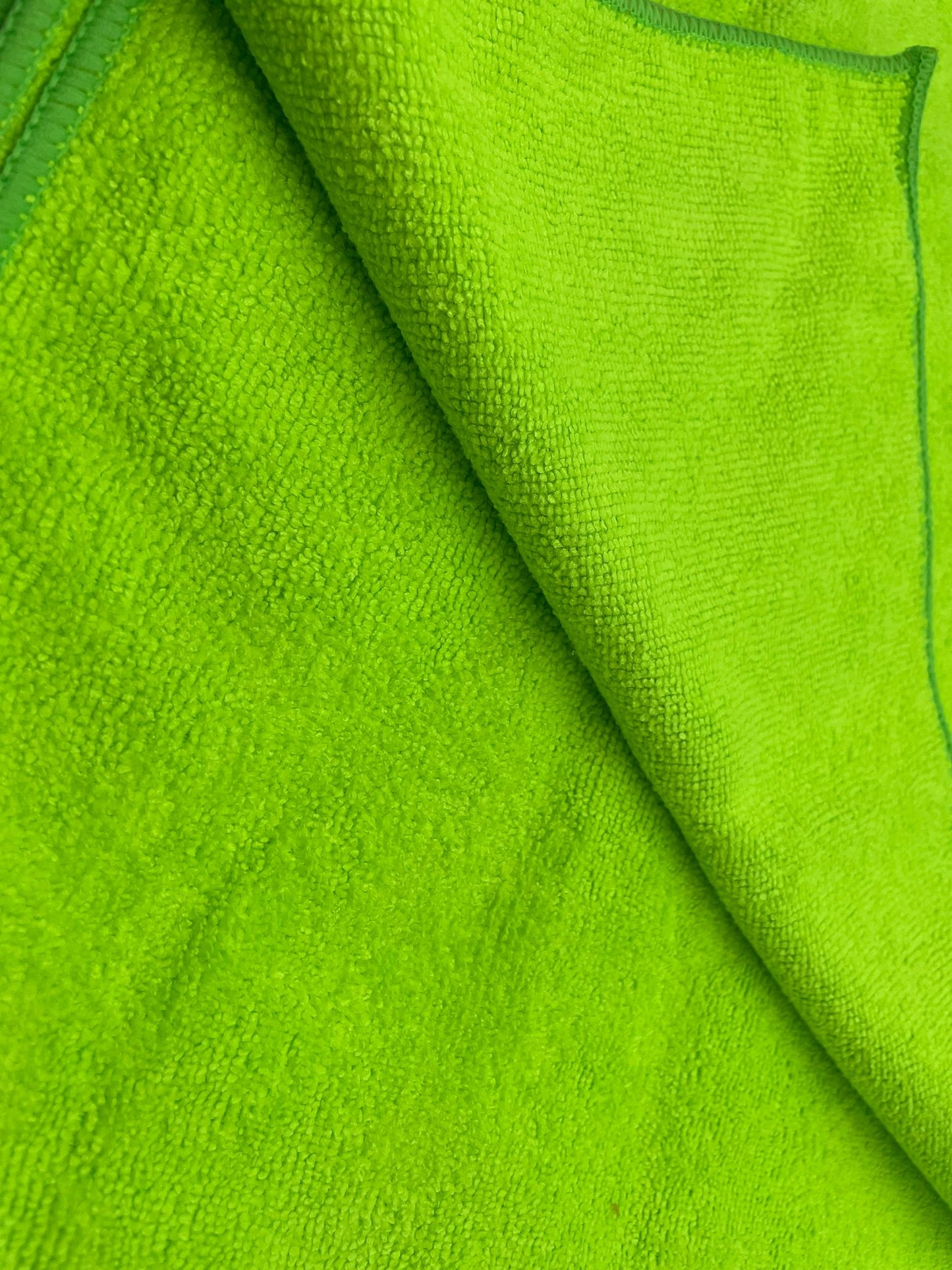 Microfibre Cloths Green Close up