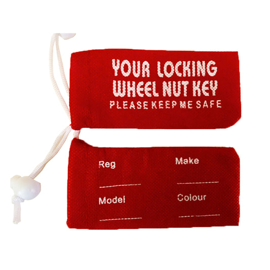Locking Wheel Nut Bag Red | Motor Trade Parts