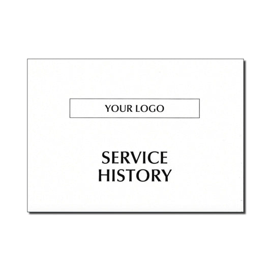Personalised Car Service History Books
