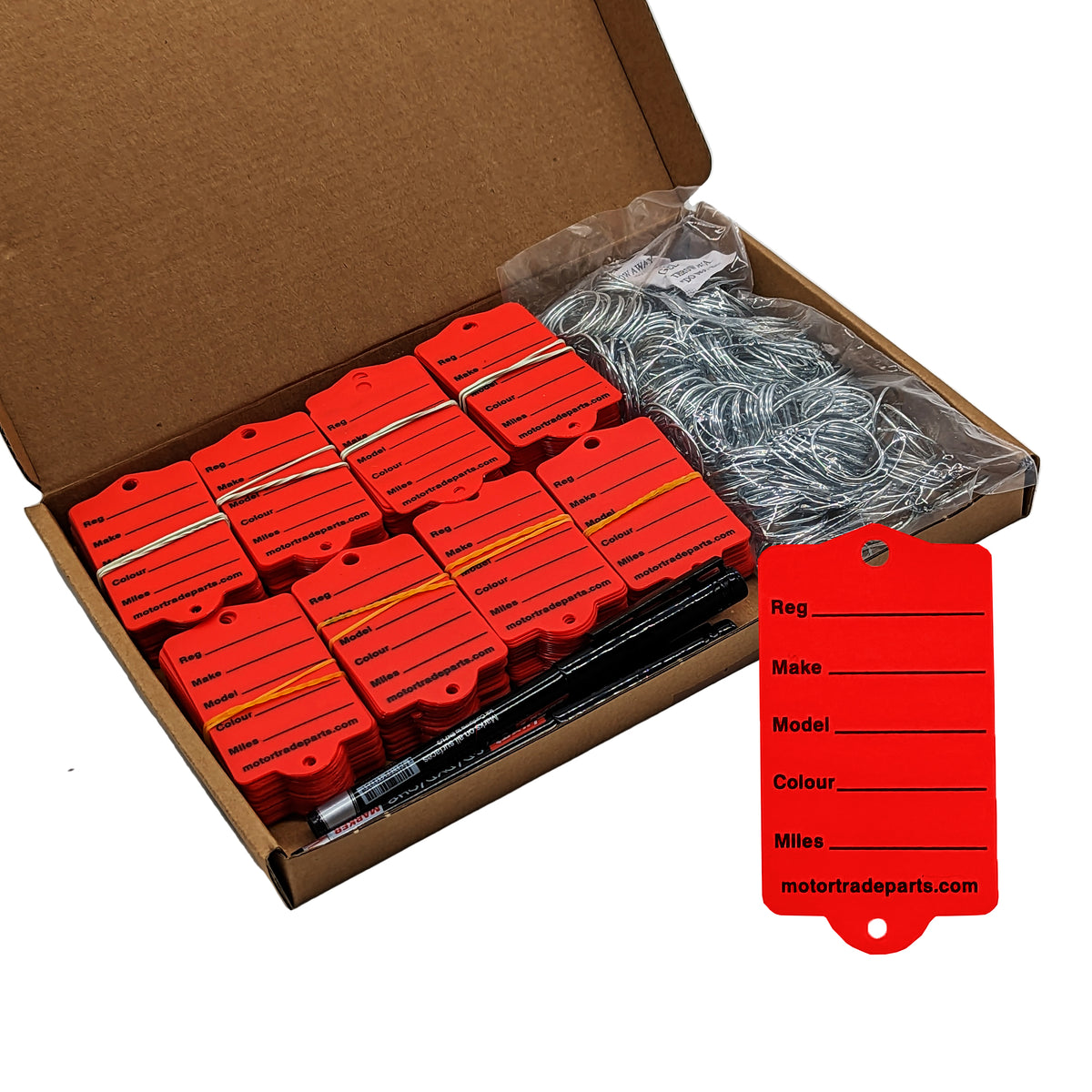 Red String Key Tag Red Key Tags