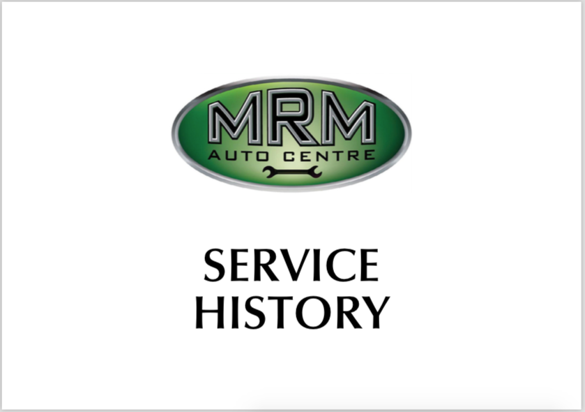 Example of a Personalised Car Service History Book