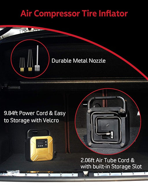 Digital Car Air Compressor - Tyre Inflator