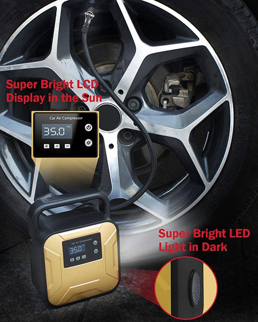 Digital Car Air Compressor - Tyre Inflator