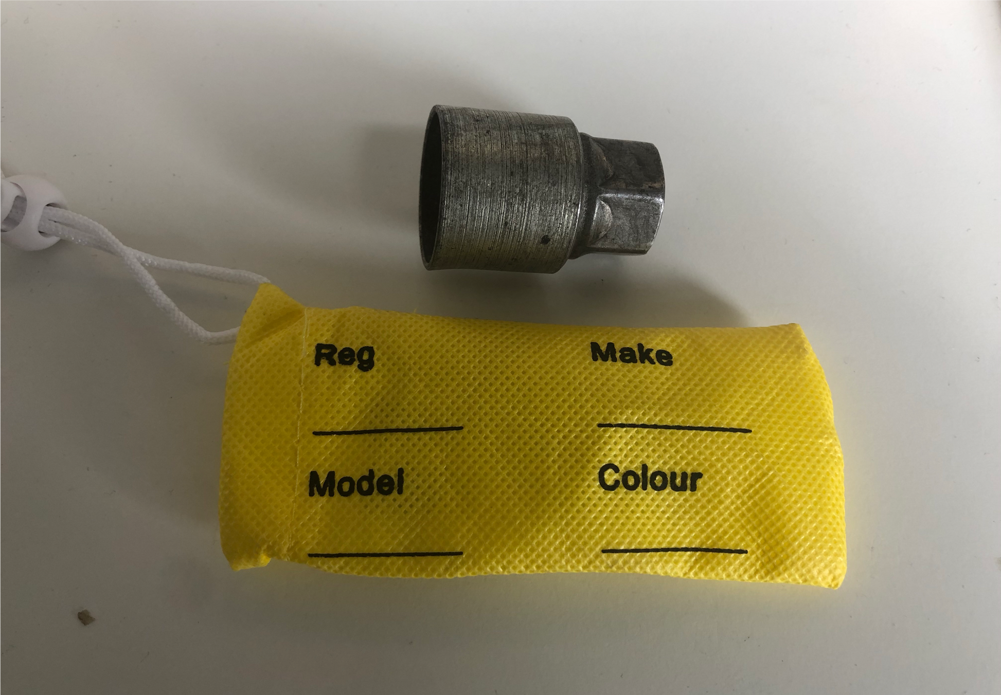 Locking Wheel Nut Bag Yellow | Motor Trade Parts